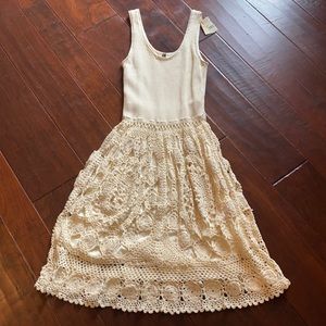 Size small crocheted tank dress- Perfect for summer & a country music concert!